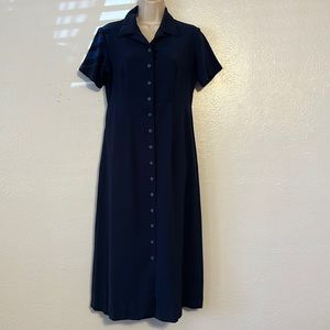 Travel Smitb womens Petite size 6 100% polyester 45” length  office summer